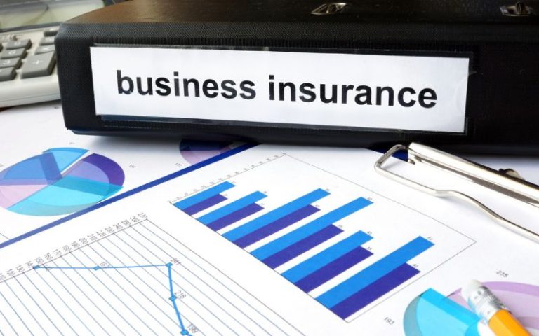 binder and paperwork for business insurance