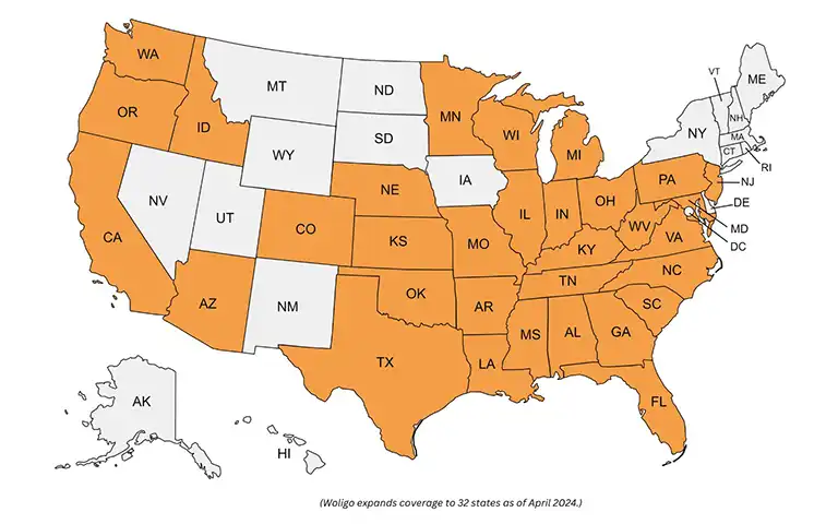 Woligo Expands Coverage to 32 States, Empowering Small Businesses and Independent Workers Nationwide